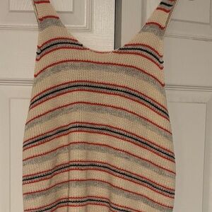 Free People Multicolor Striped Knit Sweater